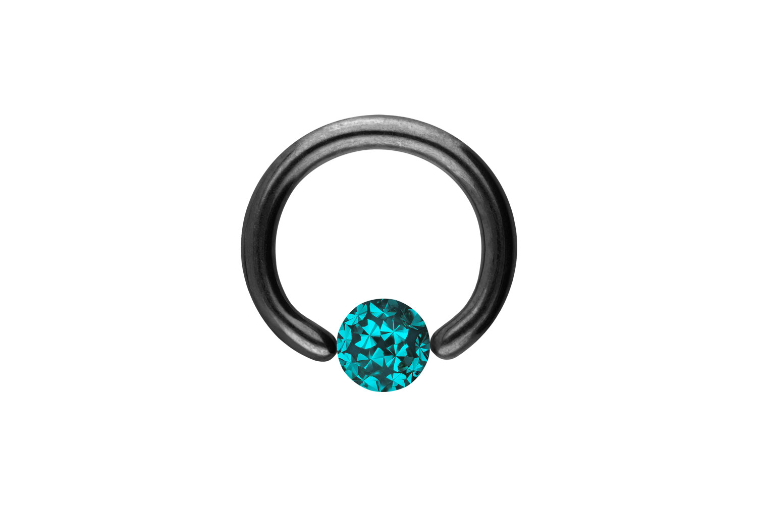 Chirurgenstahl Klemmkugelring Piercing EPOXY-KUGEL